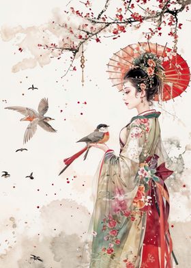 Geisha Cherry Blossom