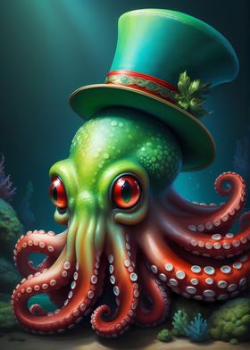 Octopus with Hat