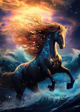 Magic Ocean Horse