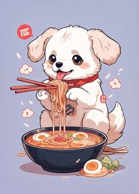 dog ramen japan food