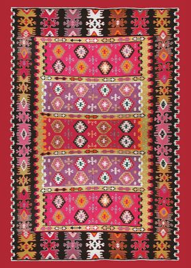 Oriental Pink Kilim 