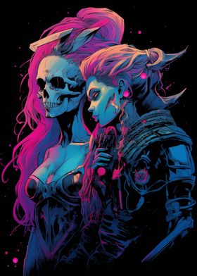 skull couple 