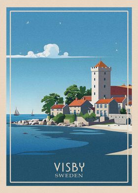 Visby city Sweden