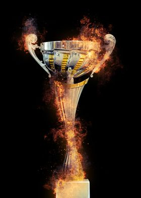 Cup in fire