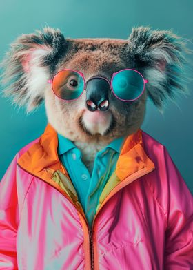 Koala Portrait 80s