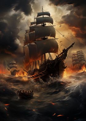 Fantasy Pirate Ship