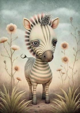 cute zebra baby
