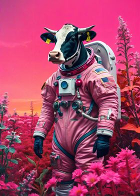 Cow astronaut
