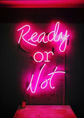 Ready or not poster