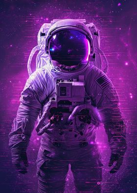 Astronaut Cosmic Glitch