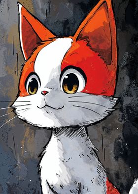 Curious Calico Cat