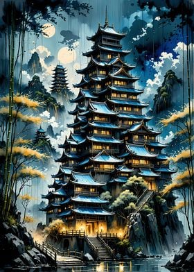 Mistic Japanese Fortress 