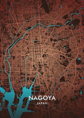 Nagoya  City Map