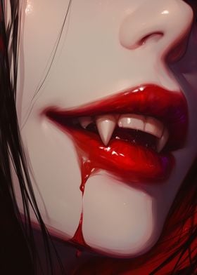 bloody vampire girl