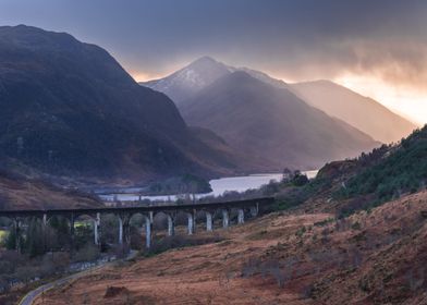 Moody sky Glenfinnan