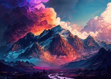 Magical Mountains View