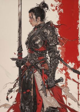 Geisha female warrior