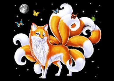 Japanese Kitsune Fox