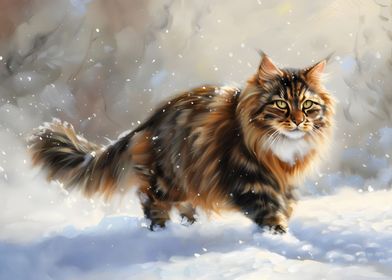 Norwegian forest cat