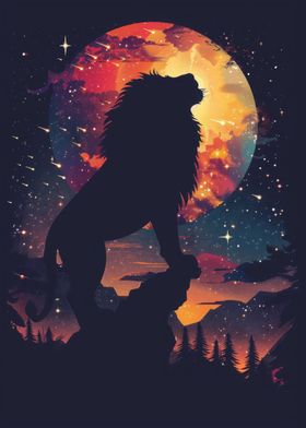 Lion Silhouette Galaxy