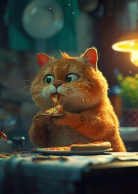 Cute Cartoon Cat