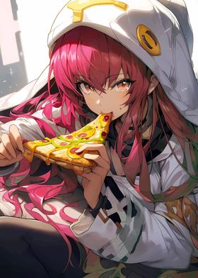 Pizza Anime Girl