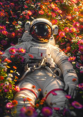 Space Astronaut flowers