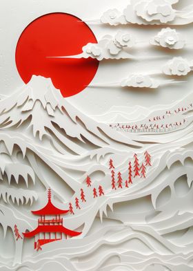 Japan Flat Paper Craft