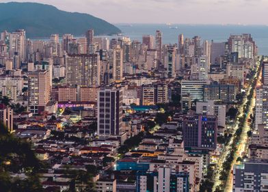 Skyline Santos Brazil