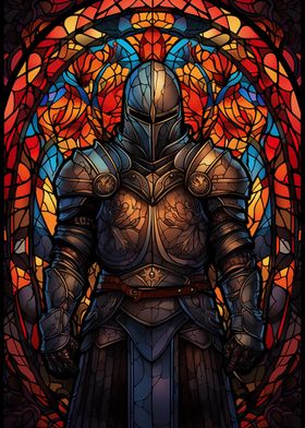 Paladin Warrior Mosaic