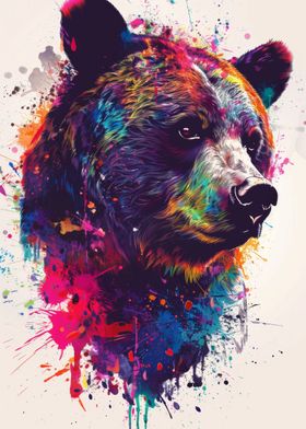 Color Burst Grizzly