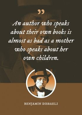 An author who speaks about