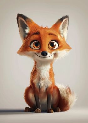 Cute fox