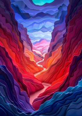 Paper Canyon Landscape