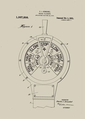 Marine Telegraph Patent