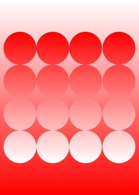 Abstract Dots Red