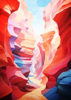 Antelope Canyon Painting