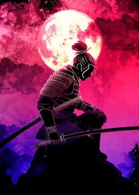 Soul of Blood Moon Samurai