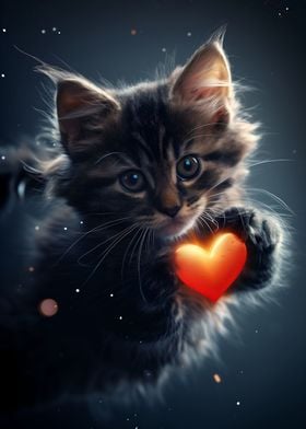 Kittens Radiant Love