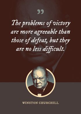 The problems of victory