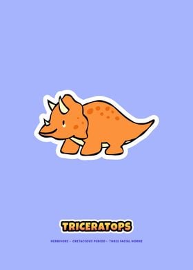 Cute Triceratops