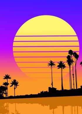 Summer synthwave