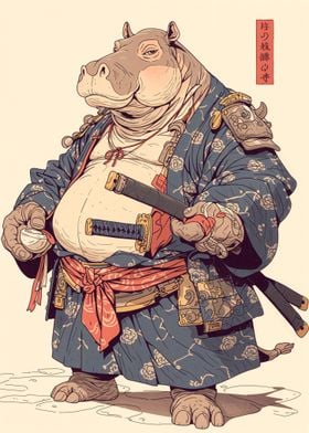 Samurai Hippopotamus