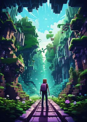 Minecraft World Pixel art