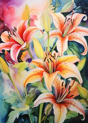 Lilies Explosion