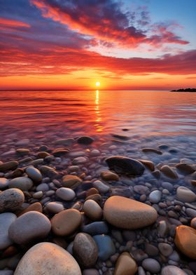 Beach sunset