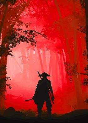 Samurai Warrior Red