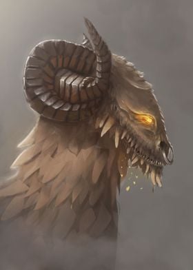 Fantasy animal portrait