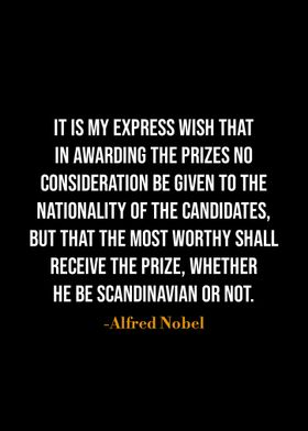 Alfred Nobel quotes 