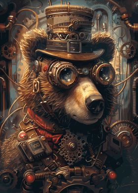 Animal Steampunk Bear